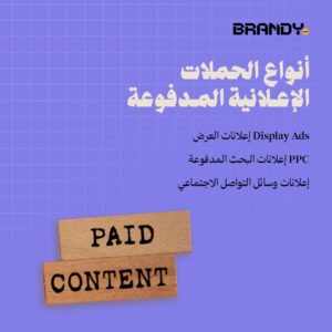 أنواع الحملات الإعلانية المدفوعة 